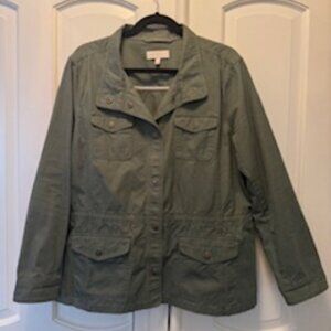 Talbots Army Green Jacket, XL